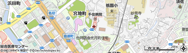 長崎県佐世保市宮地町5周辺の地図