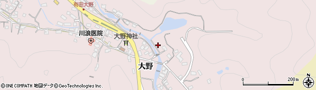 佐賀県西松浦郡有田町大野1960周辺の地図