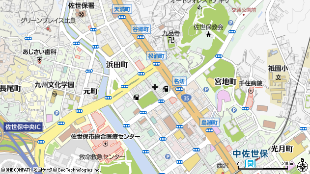 〒857-0052 長崎県佐世保市松浦町の地図