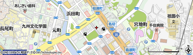 長崎県佐世保市松浦町周辺の地図