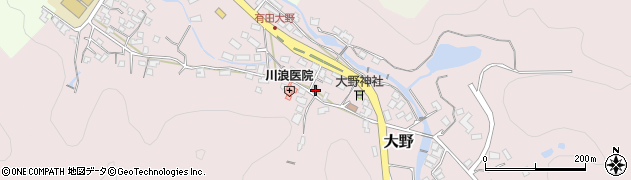 佐賀県西松浦郡有田町大野乙2619周辺の地図