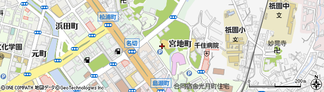 長崎県佐世保市宮地町2周辺の地図
