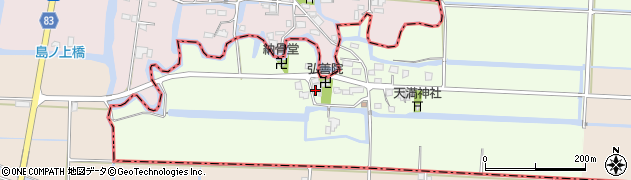 弘善院周辺の地図