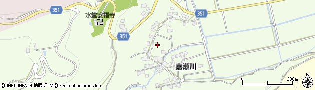 佐賀県白石町（杵島郡）嘉瀬川周辺の地図