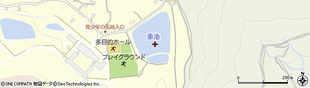 親子池周辺の地図