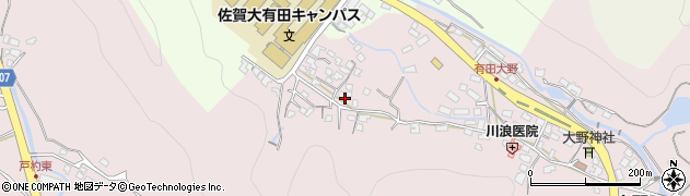 佐賀県西松浦郡有田町大野乙2472周辺の地図