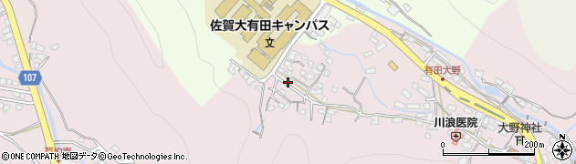 佐賀県西松浦郡有田町大野2471周辺の地図