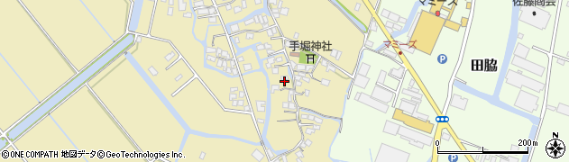 福岡県柳川市間836周辺の地図