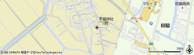 福岡県柳川市間838周辺の地図