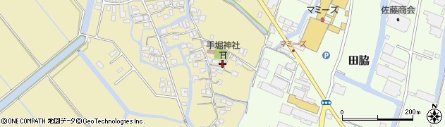 福岡県柳川市間781周辺の地図