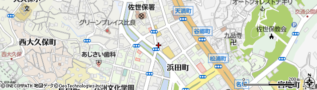 長崎県佐世保市相生町周辺の地図