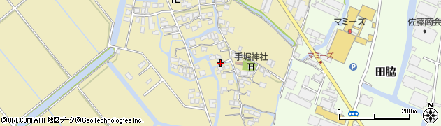 福岡県柳川市間845周辺の地図
