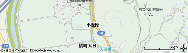 佐賀県武雄市小野原8435周辺の地図