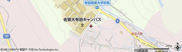 佐賀県西松浦郡有田町大野乙2489周辺の地図