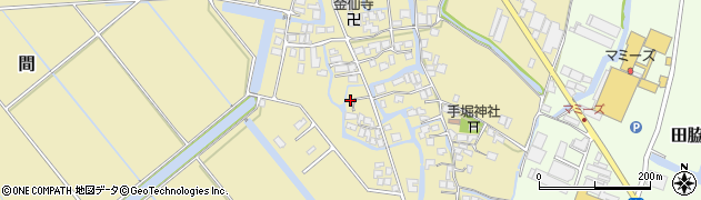 福岡県柳川市間878周辺の地図