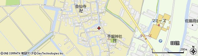 福岡県柳川市間851周辺の地図