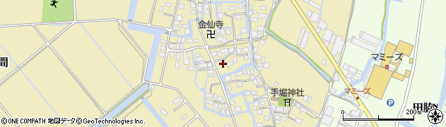 福岡県柳川市間895周辺の地図