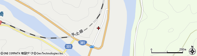 中村警察署　江川崎駐在所周辺の地図