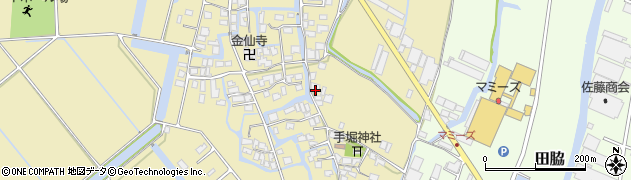 福岡県柳川市間746周辺の地図