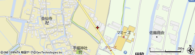 福岡県柳川市間727周辺の地図