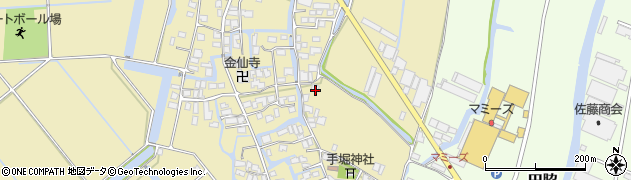 福岡県柳川市間744周辺の地図