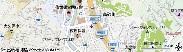 九州ひぜん信用金庫佐世保営業部周辺の地図