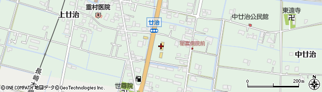 筑豊ラーメン 山小屋 白石店周辺の地図
