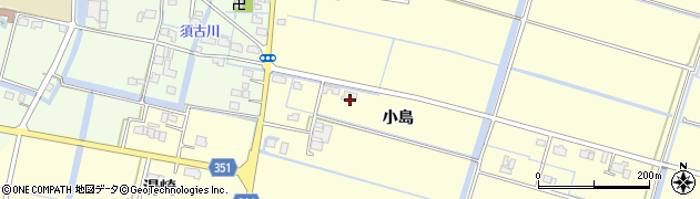 佐賀県杵島郡白石町小島周辺の地図