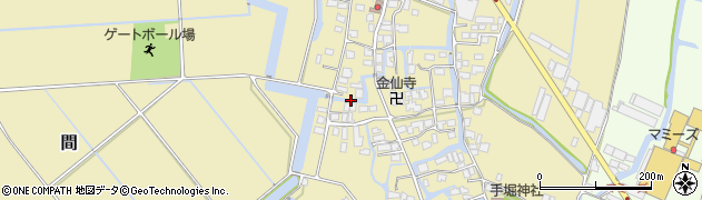 福岡県柳川市間528周辺の地図