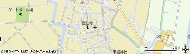 福岡県柳川市間928周辺の地図