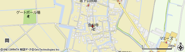 福岡県柳川市間939周辺の地図
