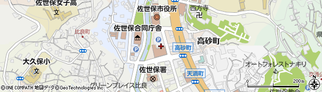 長崎県佐世保市高砂町5周辺の地図