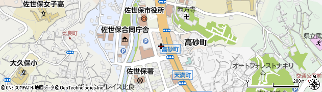 長崎県佐世保市高砂町4周辺の地図