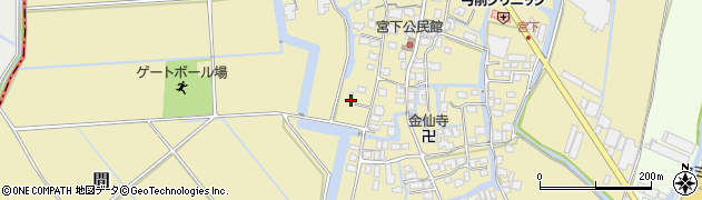 福岡県柳川市間523周辺の地図