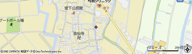 福岡県柳川市間661周辺の地図