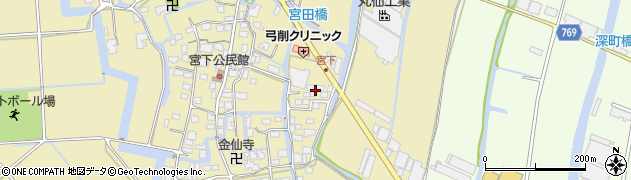 福岡県柳川市間656周辺の地図