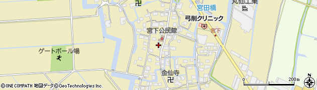 福岡県柳川市間544周辺の地図