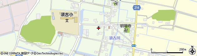 須古郵便局周辺の地図