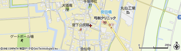 福岡県柳川市間605周辺の地図