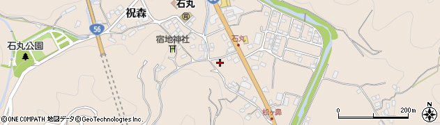 愛媛県宇和島市祝森1026周辺の地図