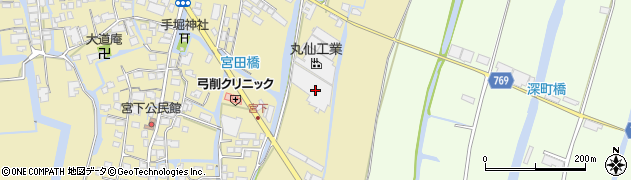 福岡県柳川市間686周辺の地図