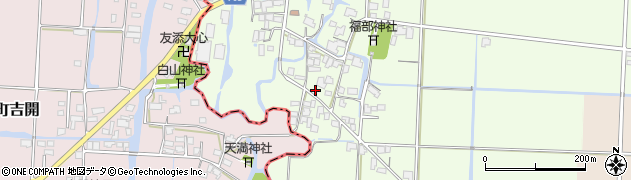 福岡県筑後市馬間田1321周辺の地図