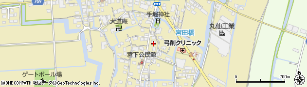 福岡県柳川市間588周辺の地図