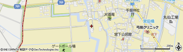福岡県柳川市間992周辺の地図
