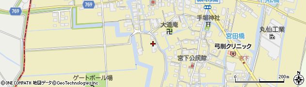 福岡県柳川市間986周辺の地図