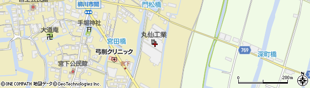 福岡県柳川市間690周辺の地図