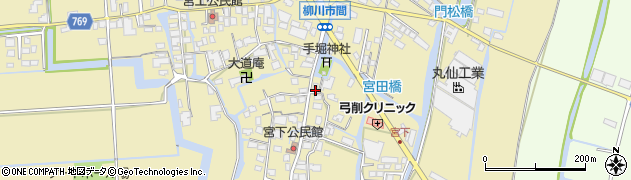 福岡県柳川市間585周辺の地図