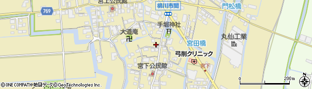 福岡県柳川市間583周辺の地図