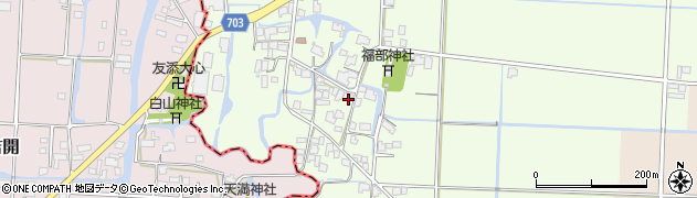 福岡県筑後市馬間田1125周辺の地図