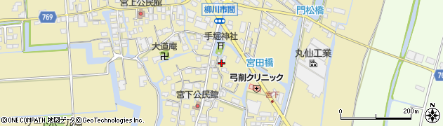 福岡県柳川市間590周辺の地図